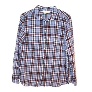 2/$20 🏷 Women's Plaid Shirt Size Large